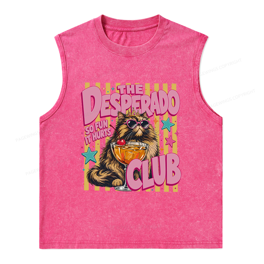 Pagewings Desperado Club15996 Bookish Unisex Washed Tank Top