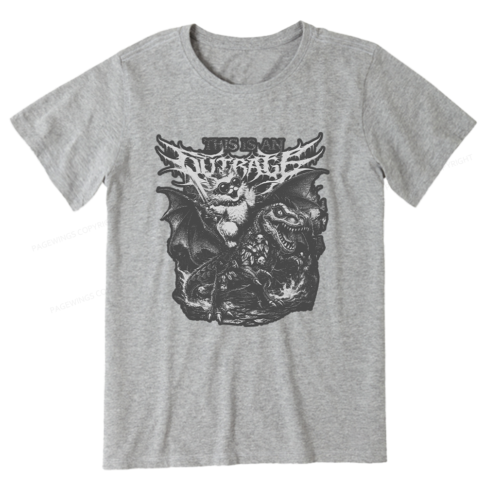 Pagewings This Is An Outrage Unisex Classic T-shirt