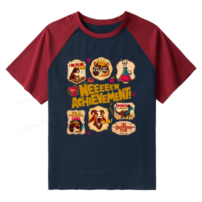 Pagewings Sci Fi Book Lover 14489 Bookish Raglan T-shirt