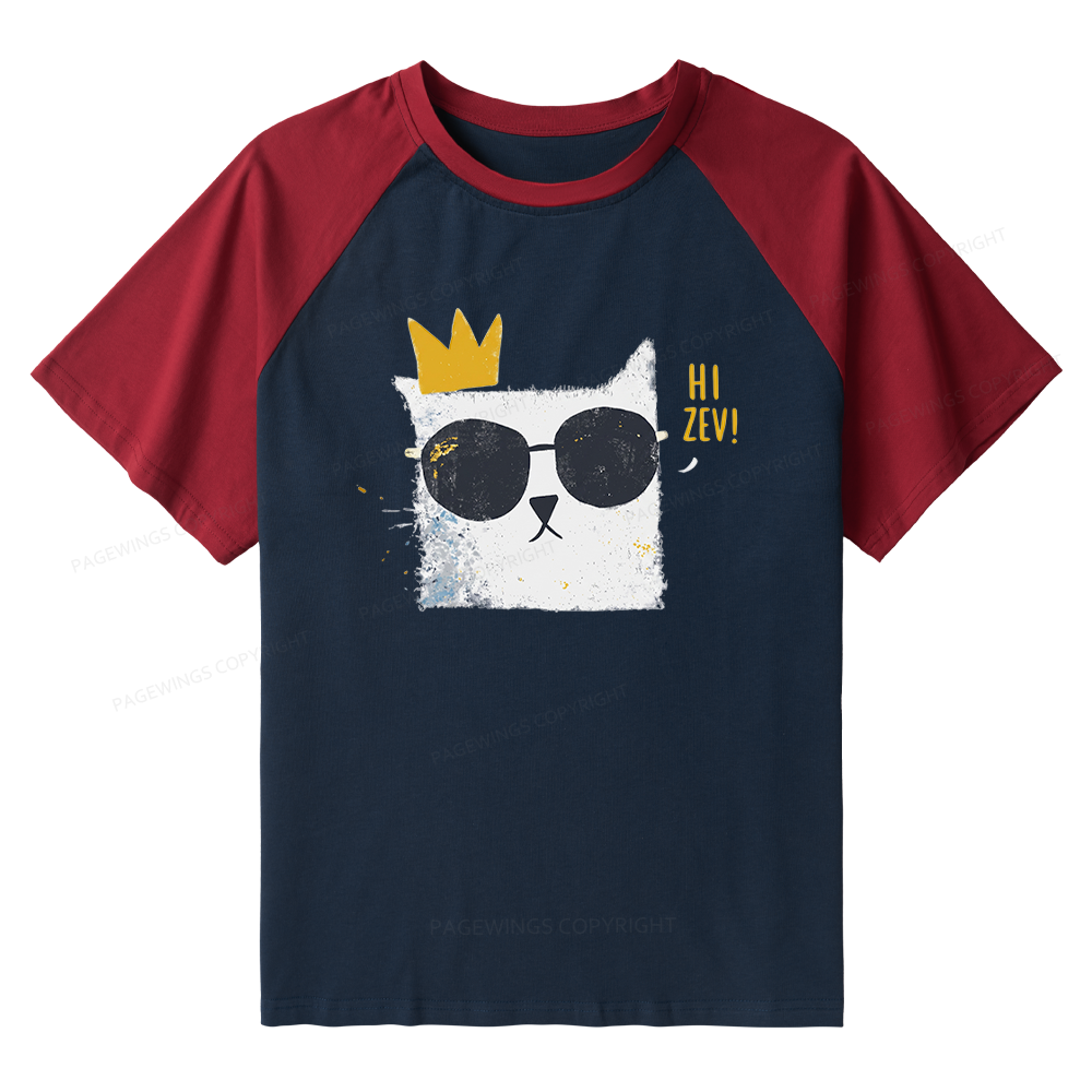 Pagewings Sci Fi Book Lover 15467 Bookish Raglan T-shirt
