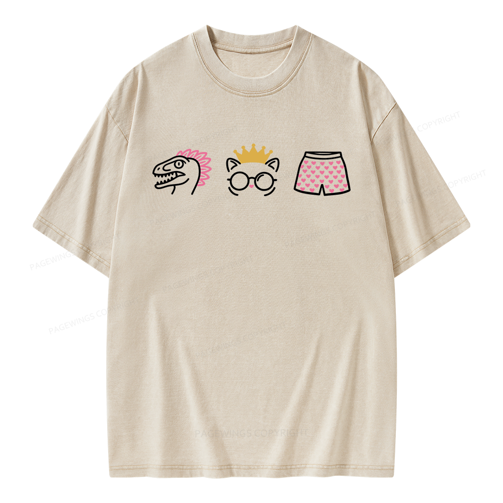 Pagewings Sci‑Fi Nerd Unisex Washed T-shirt