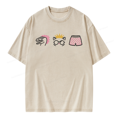 Pagewings Sci‑Fi Nerd Unisex Washed T-shirt