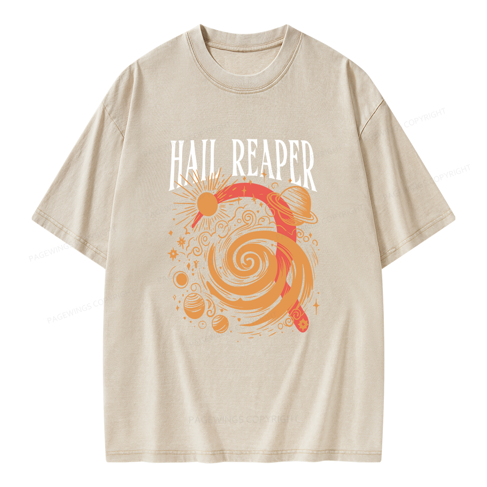 Pagewings Sci‑Fi Nerd Unisex Washed T-shirt