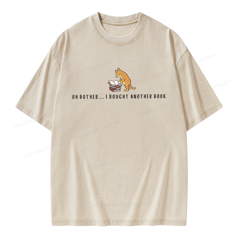 Pagewings Funny Book Unisex Washed T-shirt