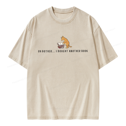 Pagewings Funny Book Unisex Washed T-shirt