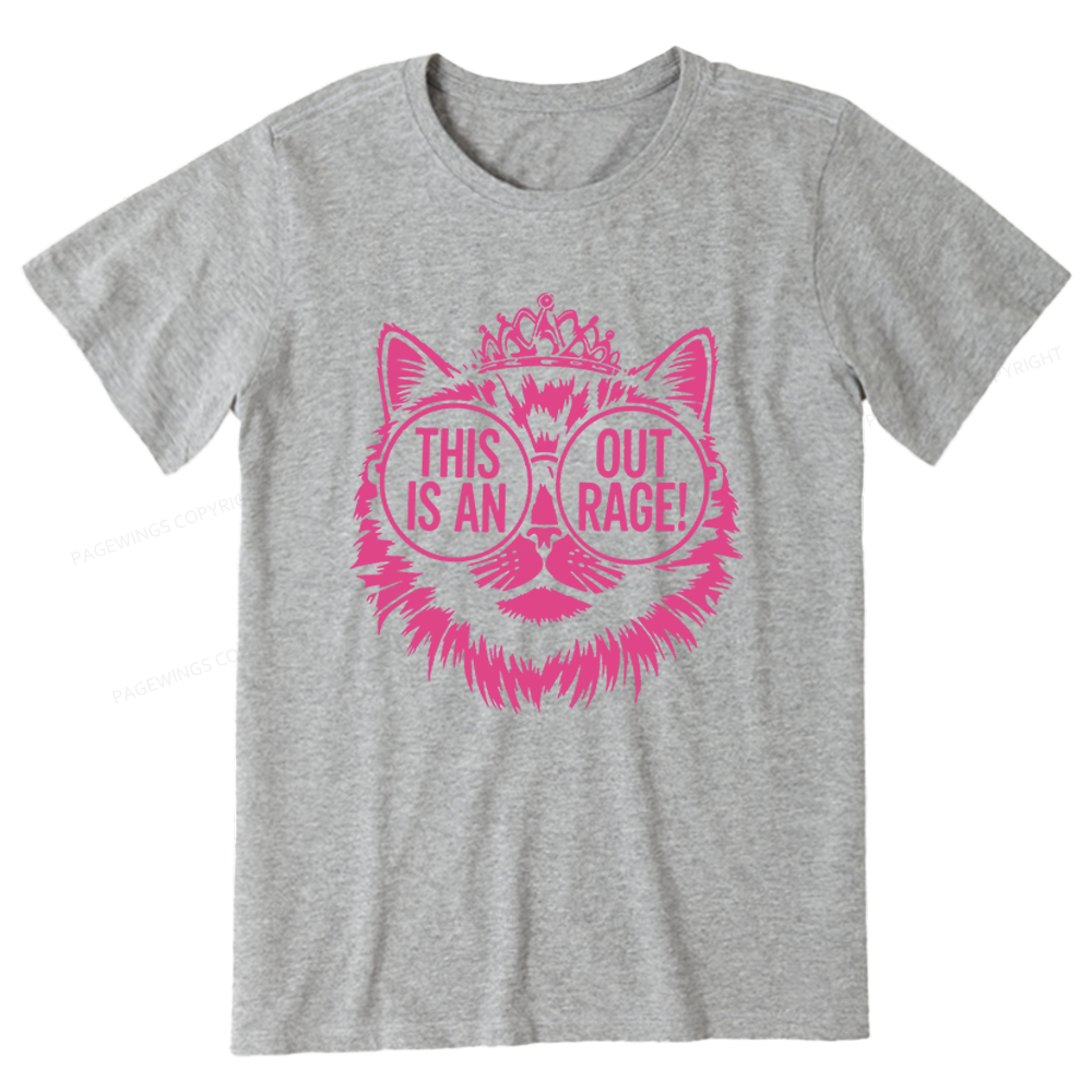 Pagewings This is an Outrage Unisex Classic T-shirt