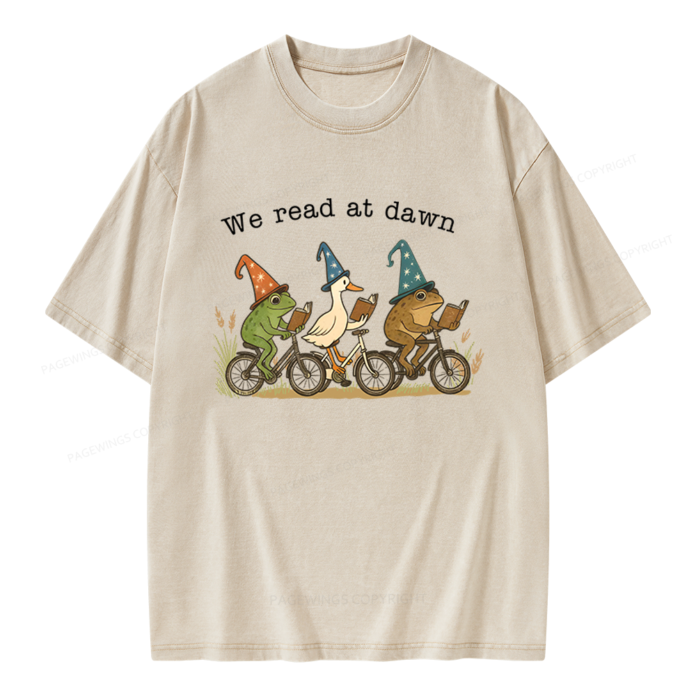 Pagewings Bookish Funny Unisex Washed T-shirt