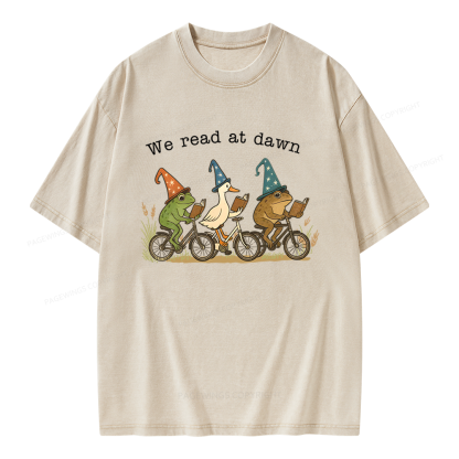 Pagewings Bookish Funny Unisex Washed T-shirt