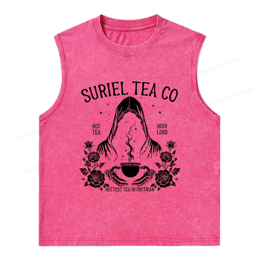 Pagewings Fantasy Reader Unisex Washed Tank Top