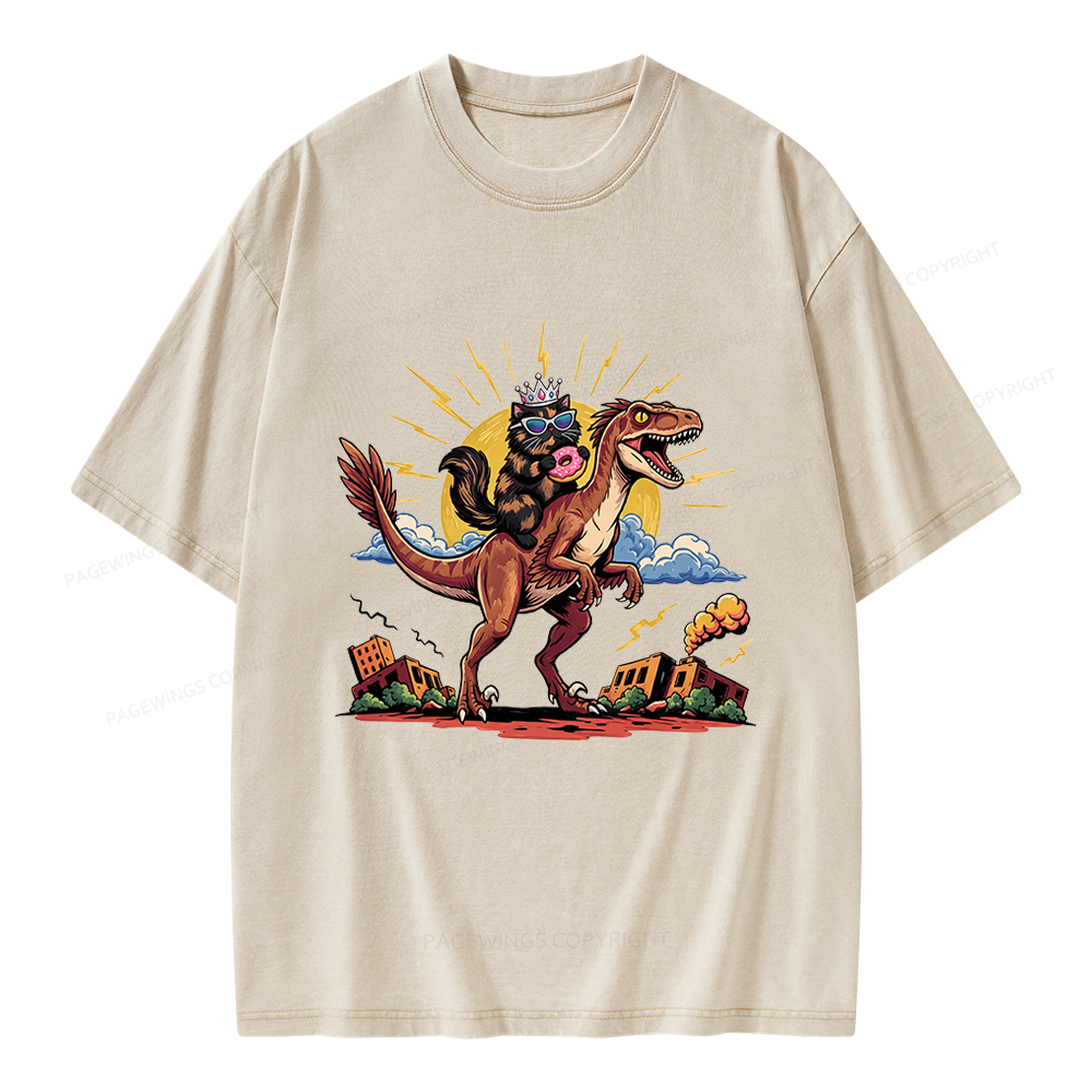 Pagewings Sci Fi Bookish Unisex Washed T-shirt