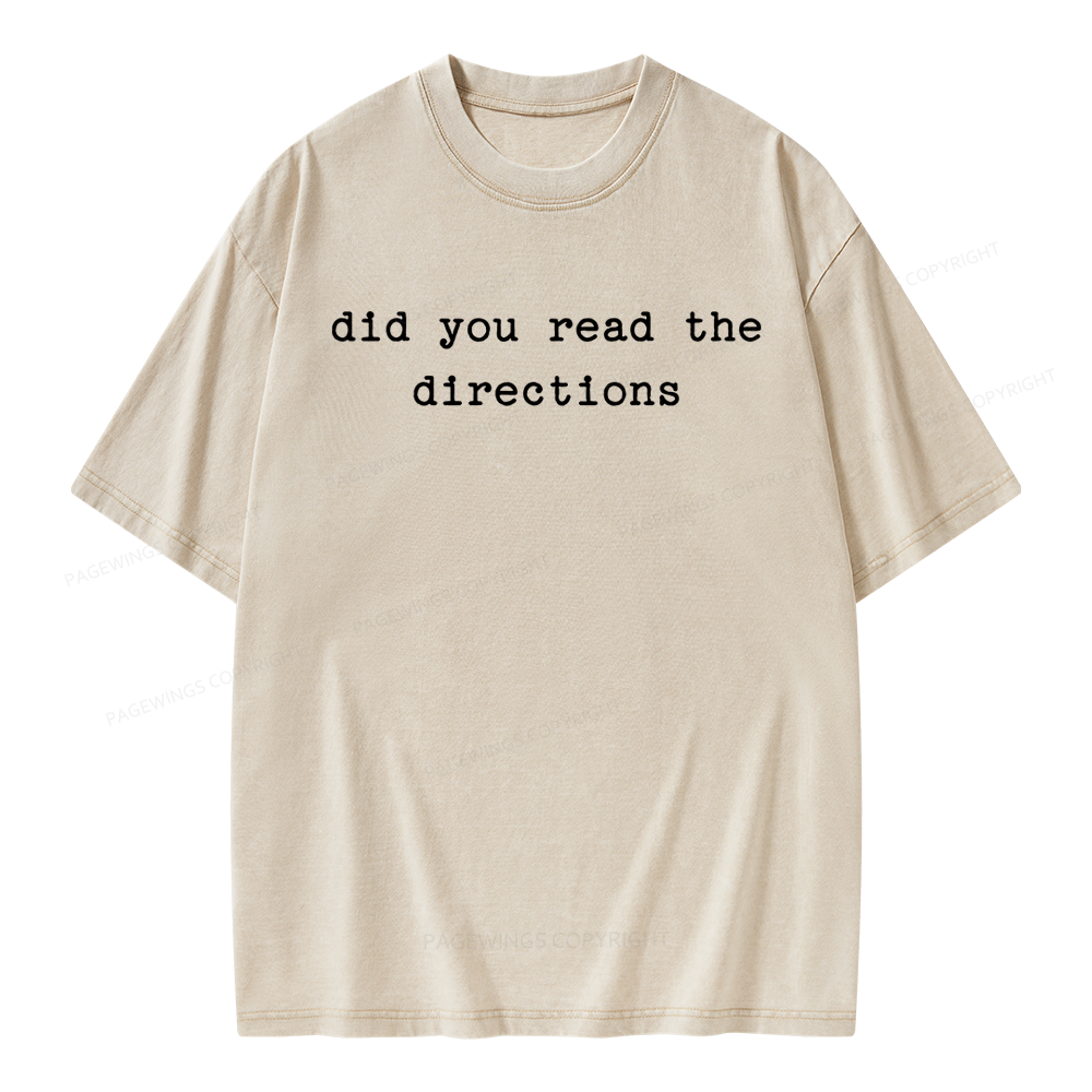 Pagewings Funny Teacher Unisex Washed T-shirt