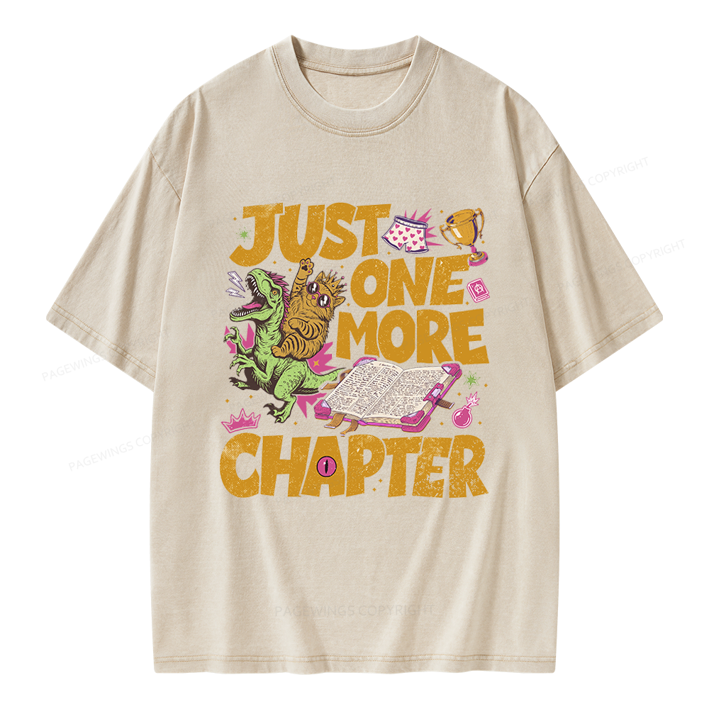 Pagewings Sci Fi Bookish Unisex Washed T-shirt