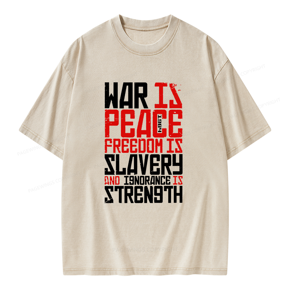 Pagewings Dystopian Lover Unisex Washed T-shirt