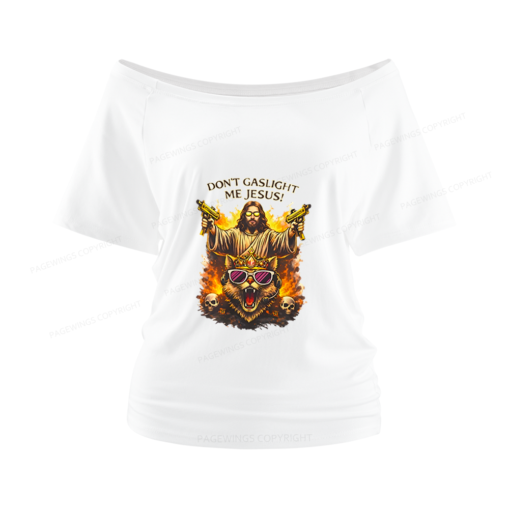 Pagewings Sci‑Fi Nerd Women Off Shoulder T-shirts