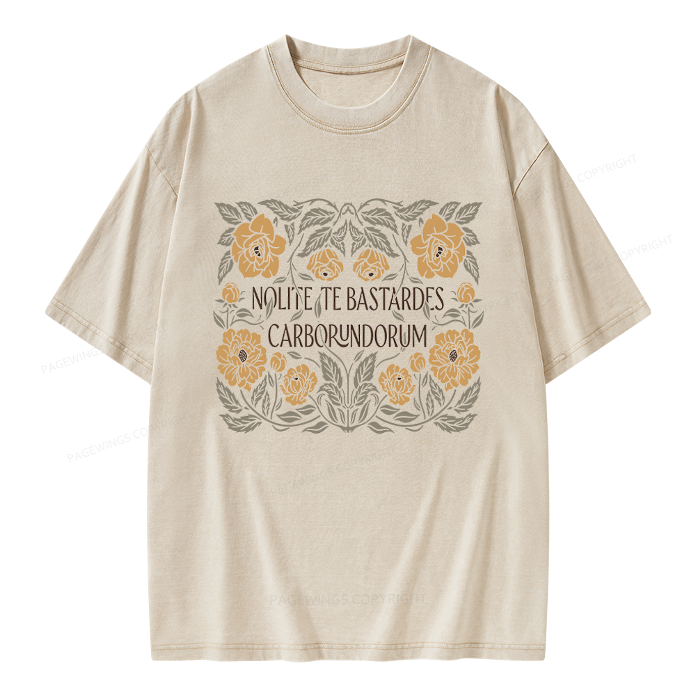 Pagewings Dystopian Book Lovers Unisex Washed T-shirt