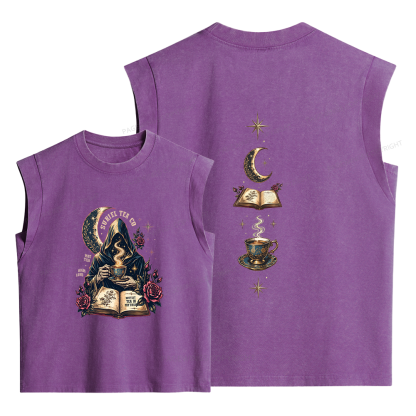 Pagewings Fantasy Reader Women's Washed Tank Top