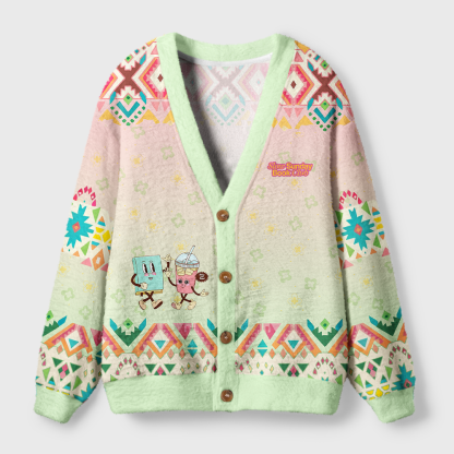 Pagewings Slow Sunday Book Club Light Knit Unisex Cardigan Sweaters
