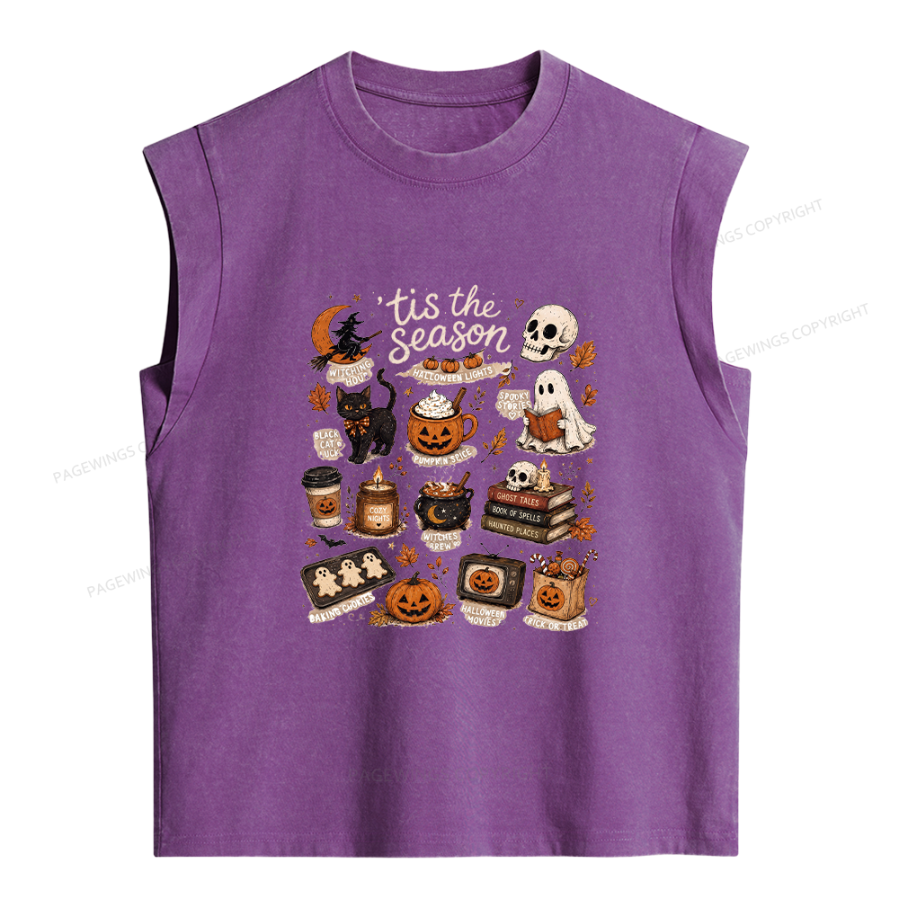 Pagewings Tis The Season Women's Washed Tank Top