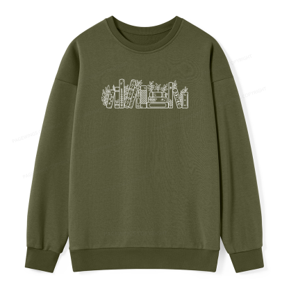 Pagewings No Such Thing As Too Many Books Unisex Classic Sweatshirt