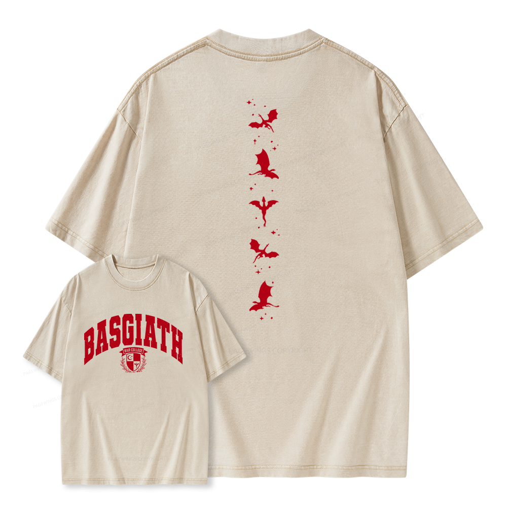 Pagewings Fantasy Bookish Unisex Washed T-shirt