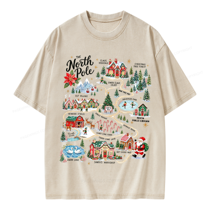 Pagewings Christmas Unisex Washed T-shirt
