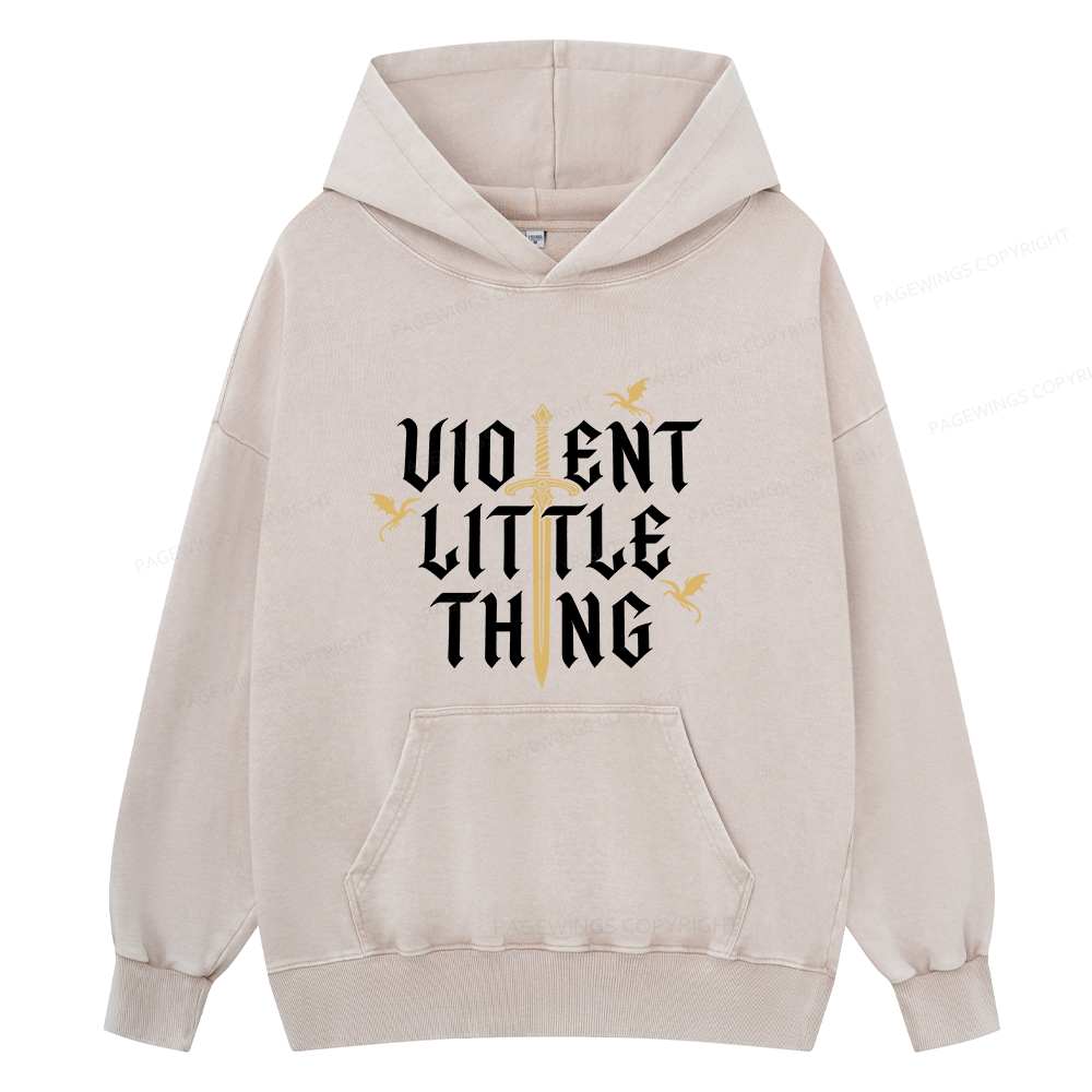 Pagewings Fantasy Reader Unisex Washed Hoodie