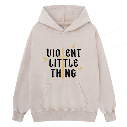 Pagewings Fantasy Reader Unisex Washed Hoodie