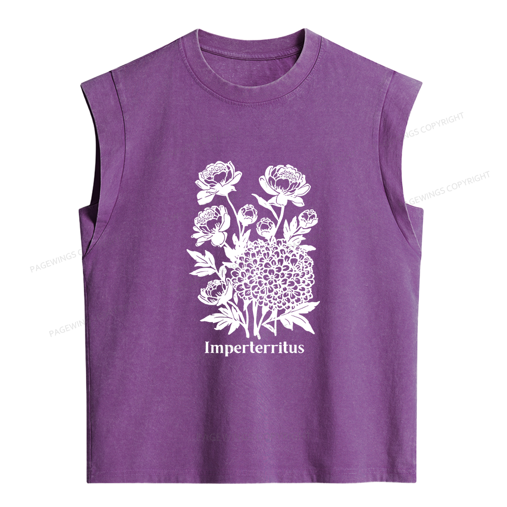 Pagewings ImperterritusWomen's Washed Tank Top
