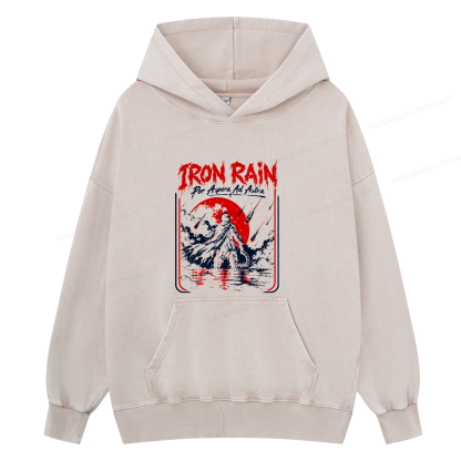 Pagewings Sci Fi Book Lover Unisex Washed Hoodie
