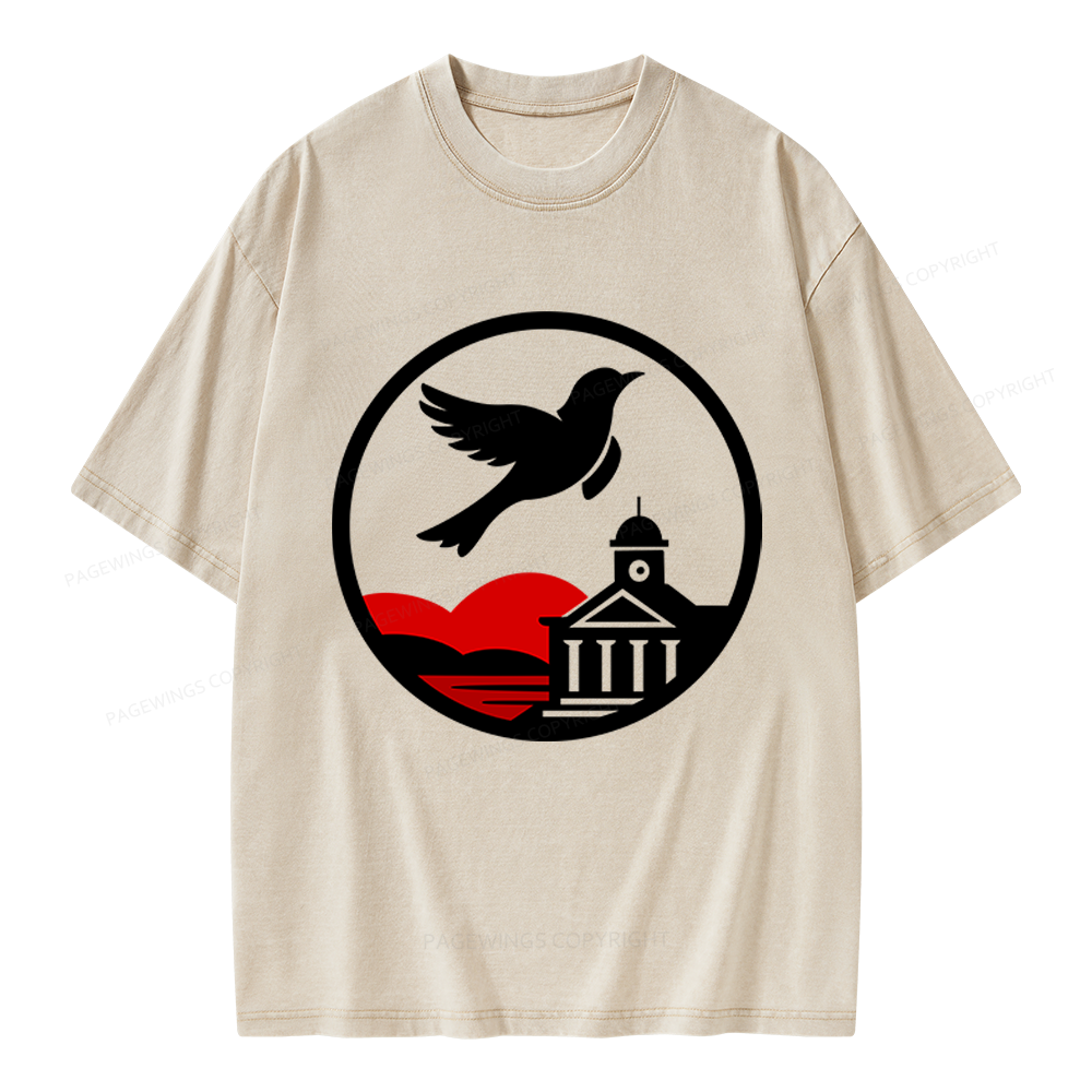 Pagewings Literature Lovers Unisex Washed T-shirt