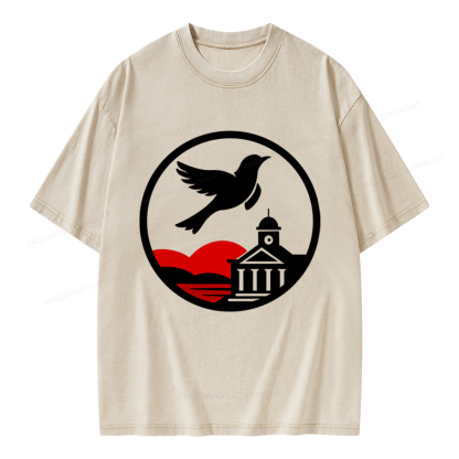 Pagewings Literature Lovers Unisex Washed T-shirt