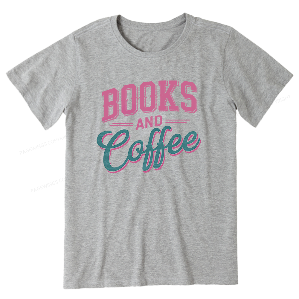 Pagewings Books And Coffee Unisex Classic T-shirt