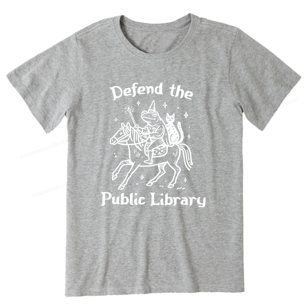 Pagewings Defend the Public Library Unisex Classic T-shirt