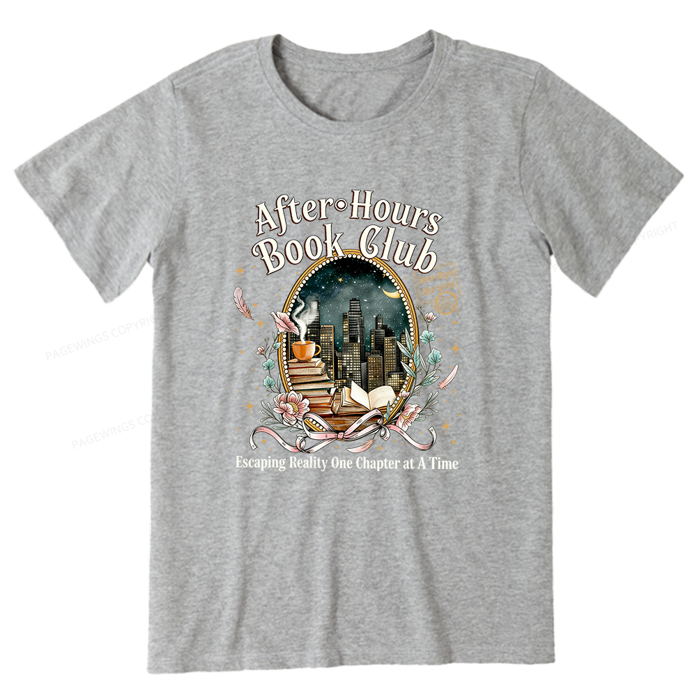 Pagewings After‑Hours Book Club Unisex Classic T-shirt