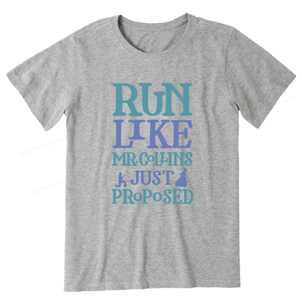 Pagewings Run Like Mr. Collins Unisex Classic T-shirt