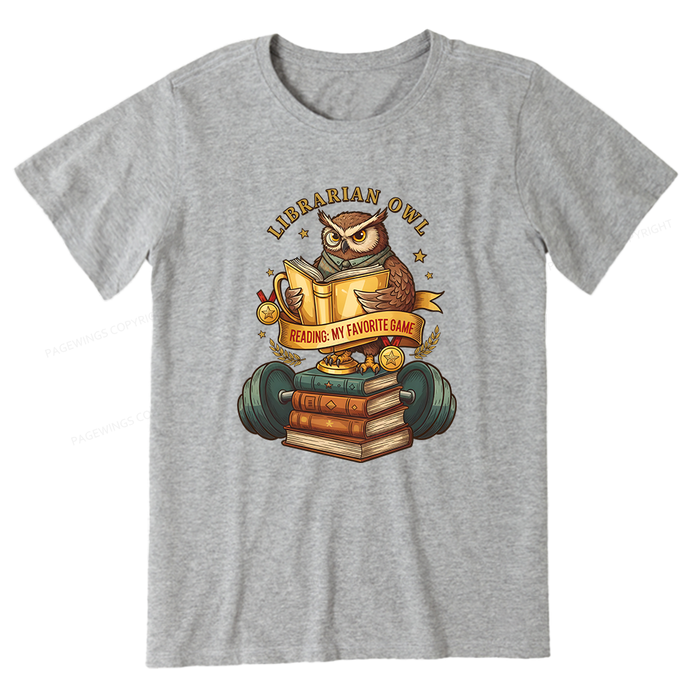 Pagewings Librarian Owl Unisex Classic T-shirt
