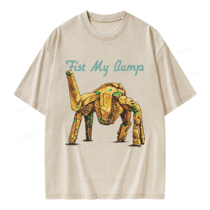 Pagewings Fist My Bump Unisex Washed T-shirt