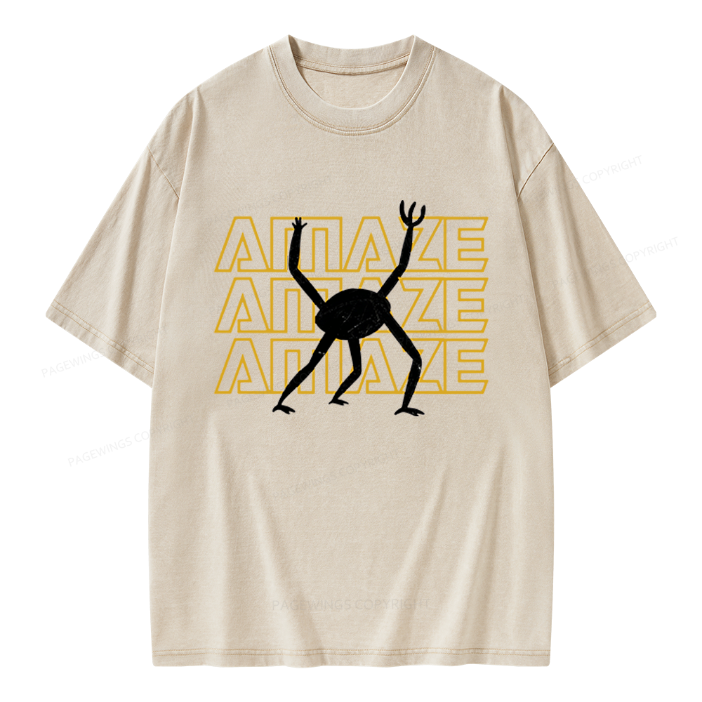 Pagewings Sci-Fi Book Lover Unisex Washed T-shirt