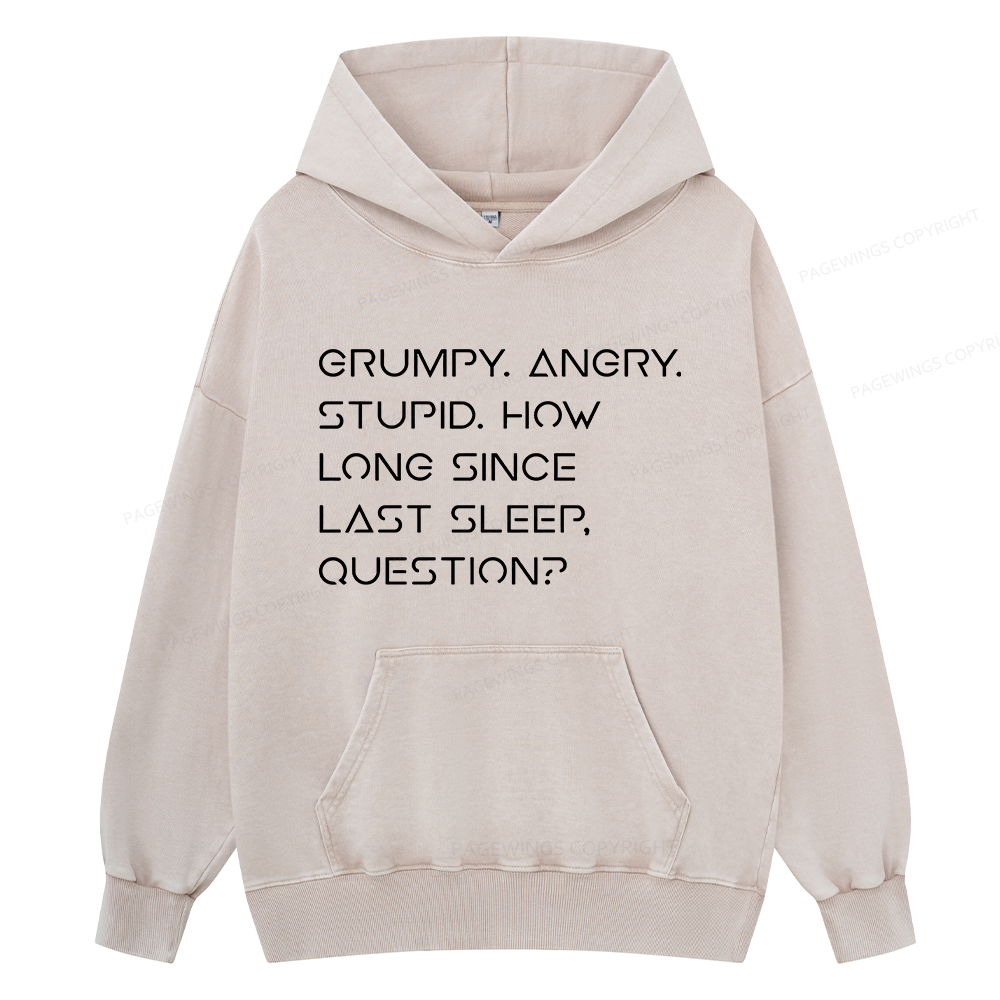 Pagewings Sci-Fi Unisex Washed Hoodie