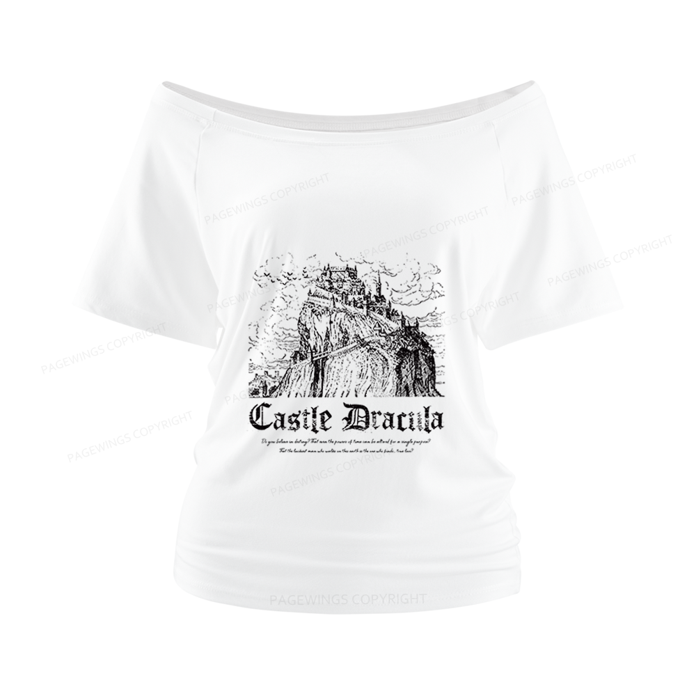 Pagewings Dark Romance Bookish Women Off Shoulder T-shirts
