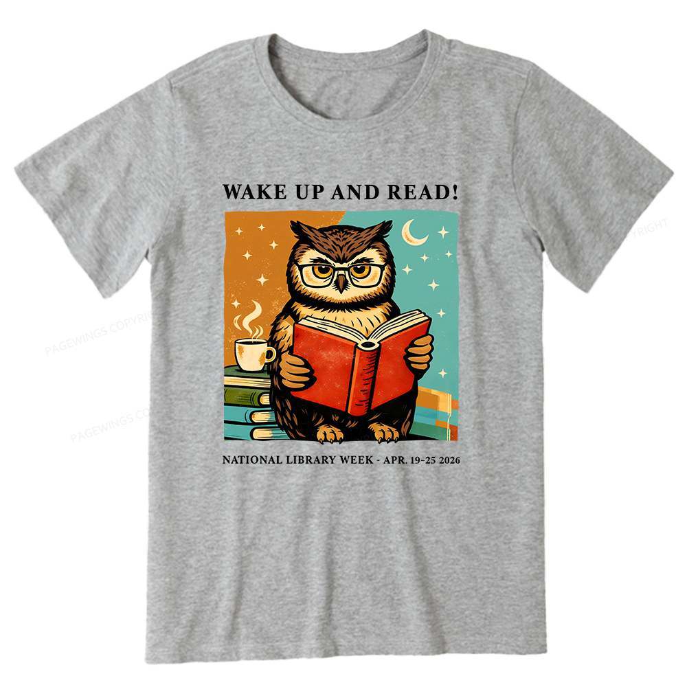Pagewings Wake Up And Read Unisex Classic T-shirt