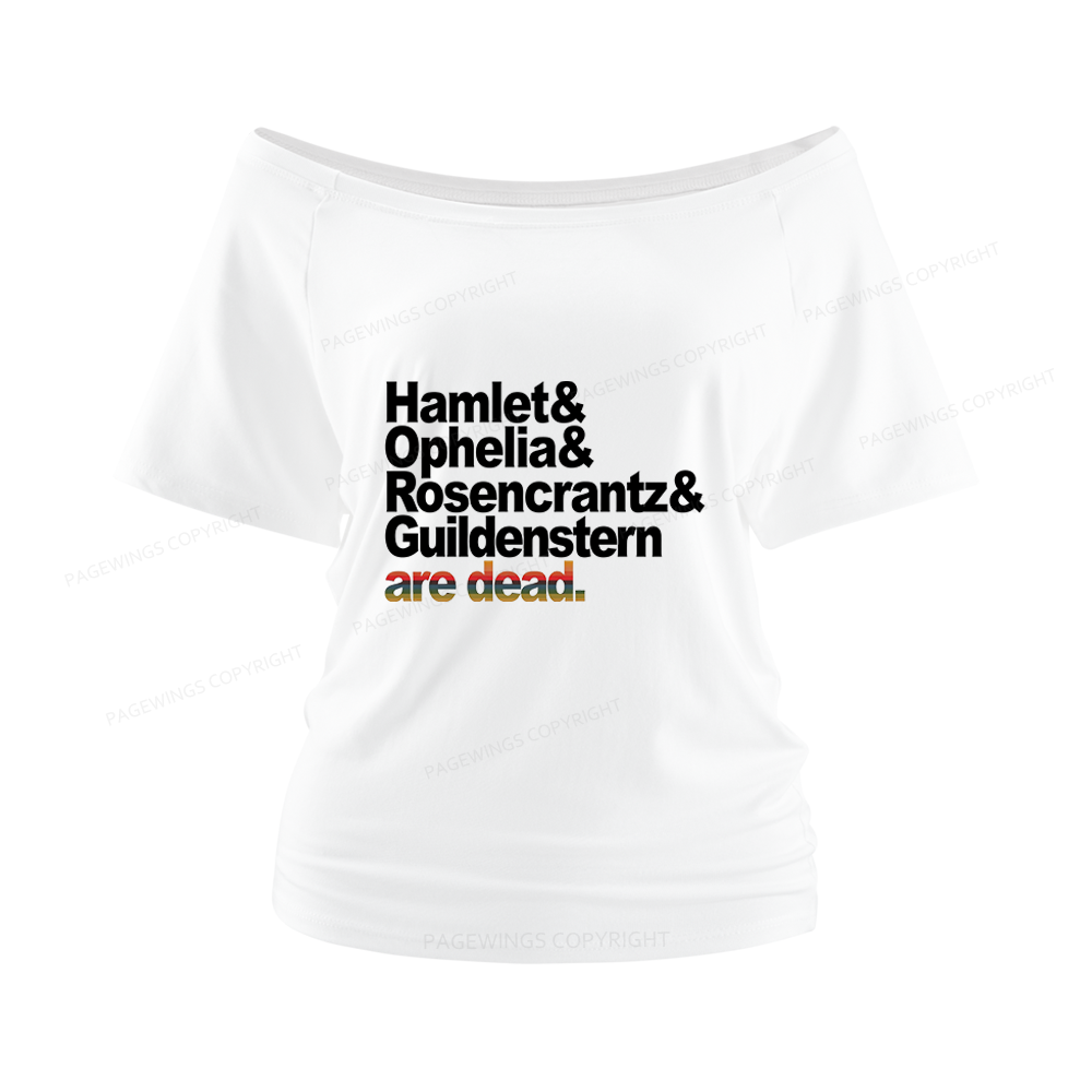 Pagewings Drama lovers Women Off Shoulder T-shirts
