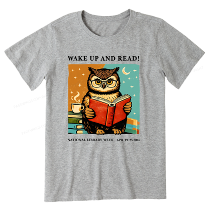 Pagewings Wake Up And Read Unisex Classic T-shirt