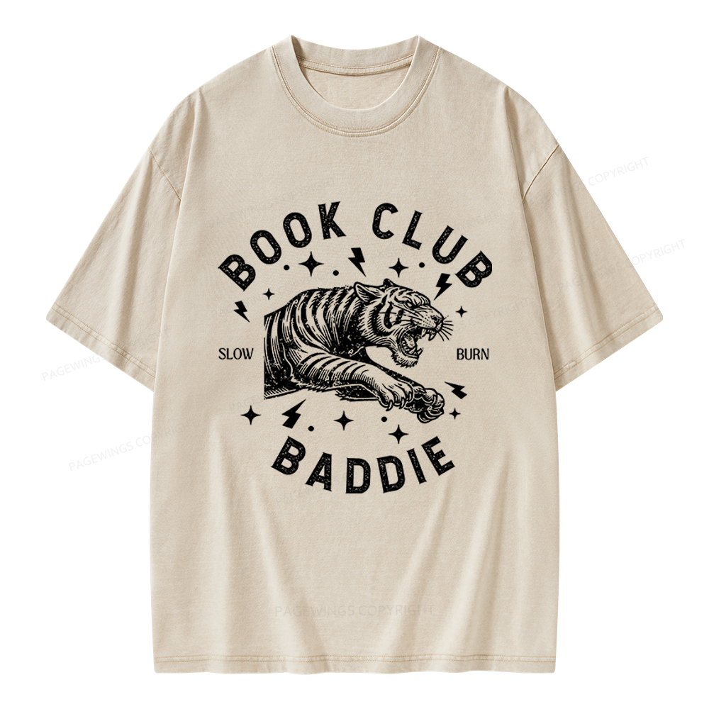 Pagewings Book Club Unisex Washed T-shirt