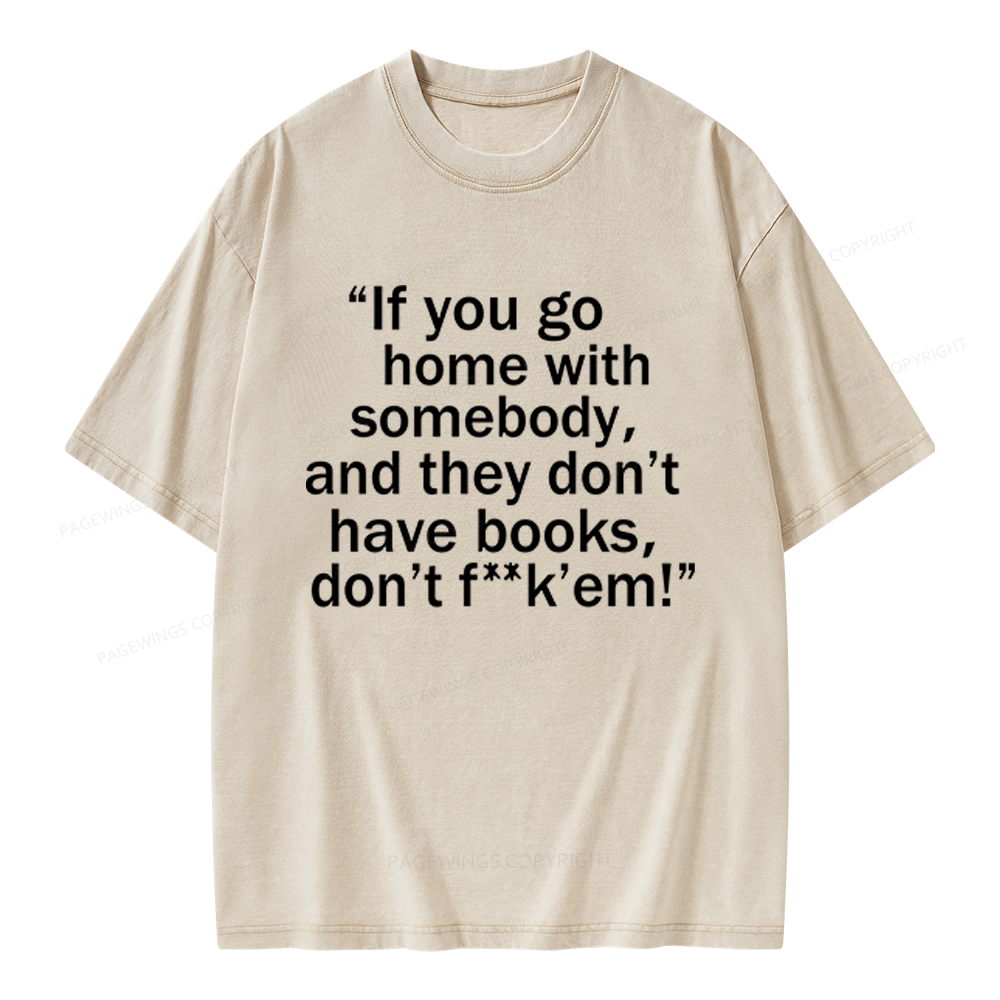 Pagewings Bookworm Quote Unisex Washed T-shirt