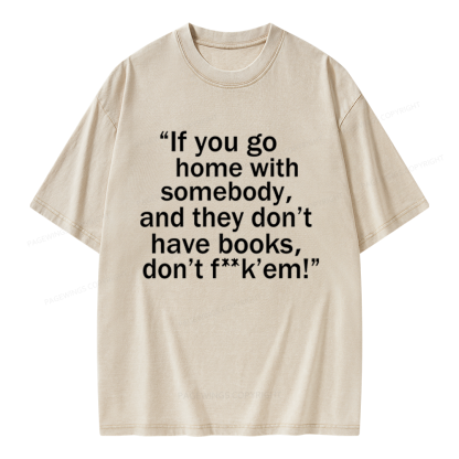 Pagewings Bookworm Quote Unisex Washed T-shirt