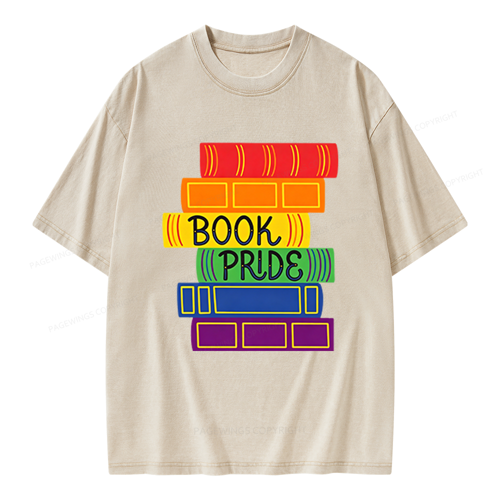 Pagewings Book Pride Unisex Washed T-shirt