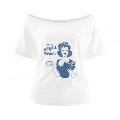 Pagewings Retro Women's Rights Women Off Shoulder T-shirts