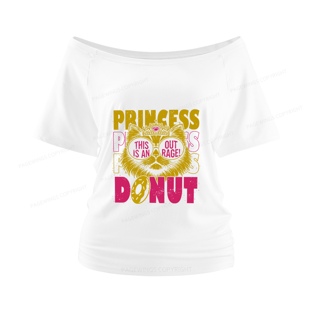 Pagewings This Is An Outrage Women Off Shoulder T-shirts