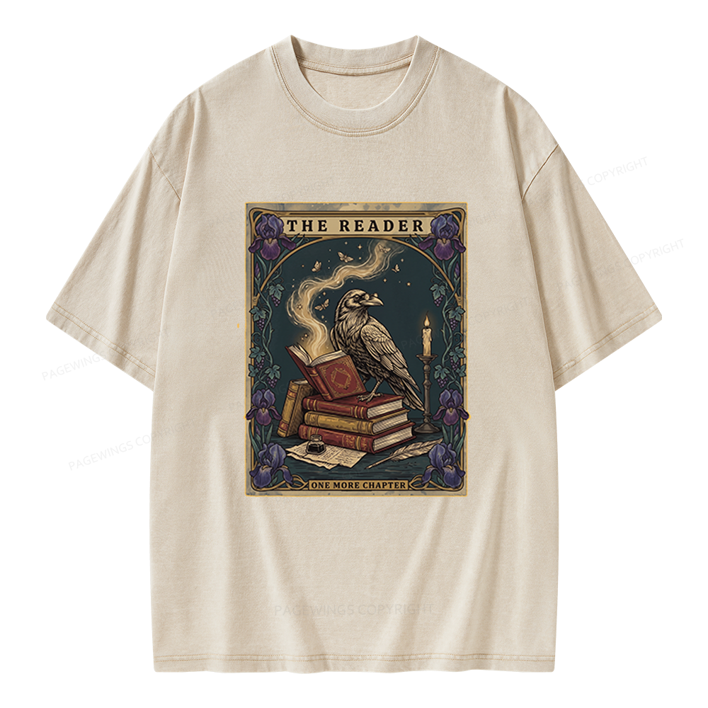 Pagewings One More Chapter Unisex Washed T-shirt